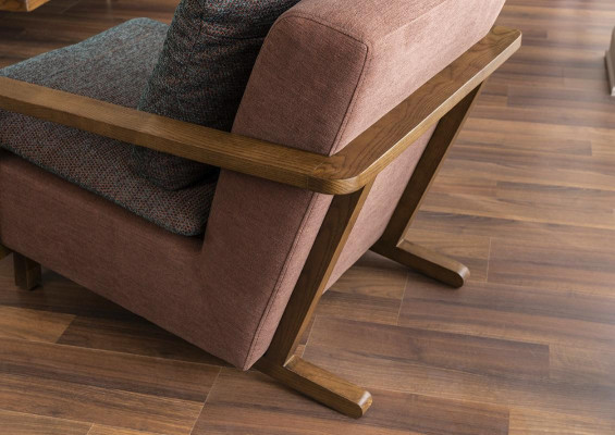 Armchair Wing Chair Cocktail Chair Seater Modern Wooden Frame Fabric Seat