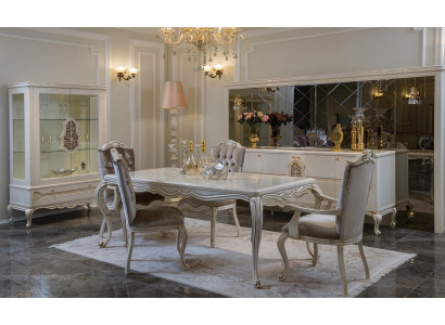 Classic r 7-piece stylish dining room garnitu