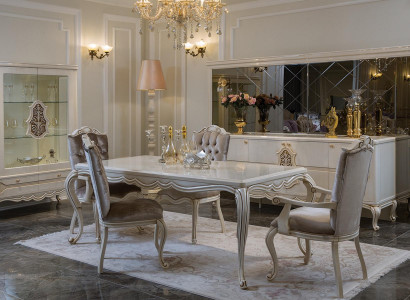 Classic r 7-piece stylish dining room garnitu