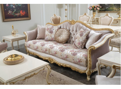 Sofa 3 Seater Classic Couches Luxury Furniture Sofas Fabric Couch Three Seater