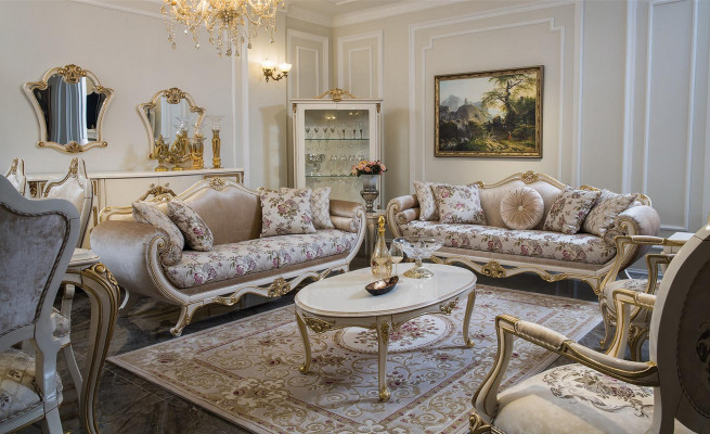 Sofa set Sofa Couch Coffee table Armchair Sofas Set Fabric 311 Suite 5pcs.