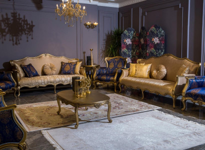 Sofa set 3+3+1 Seater Coffee table Suite Sofa Armchair Set 4pcs
