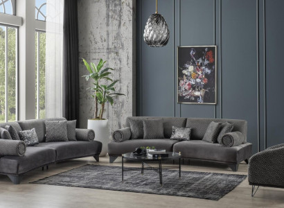 Luxury Sofa set Suite Sofas Sofa Armchair Three Seater 3+3+1 Seater Fabric new