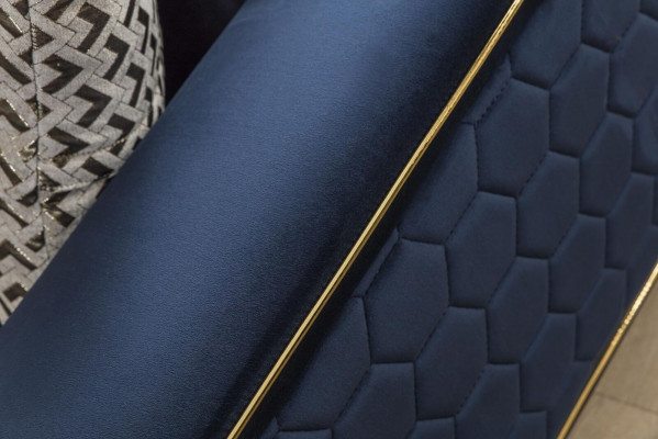 Luxury Corner sofa Royal Blue e Velvet Couch Corner suite Sofa Couches Living landscape new