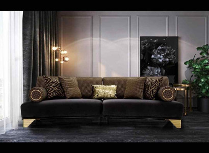 Three Seater Sofa 3 Seater Luxury Sofas Living room Couch Fabric Couches 260cm Furniture