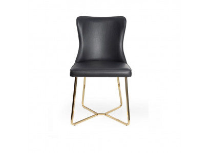 Modern Chesterfield Leather Chair Designer Dining Room Chair Italian Style Upholstered Seater