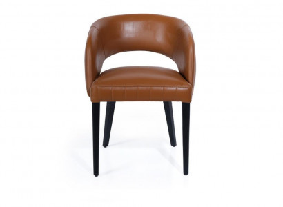 Dining room chair Chair Dining room Modern Chairs Wood Design Brown Seat Armchair new