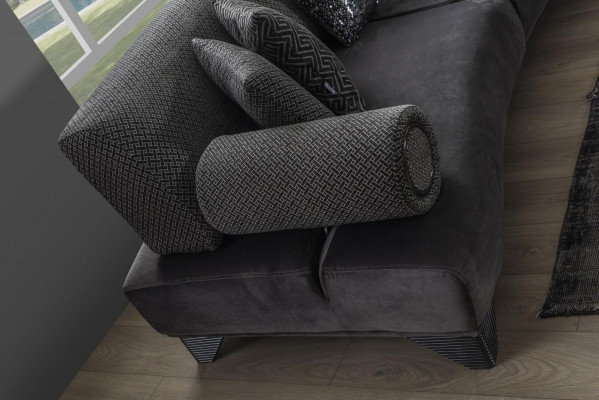 Luxury Sofa Three Seater 3 Seater Sofas Living room Curved Couch Fabric Design new