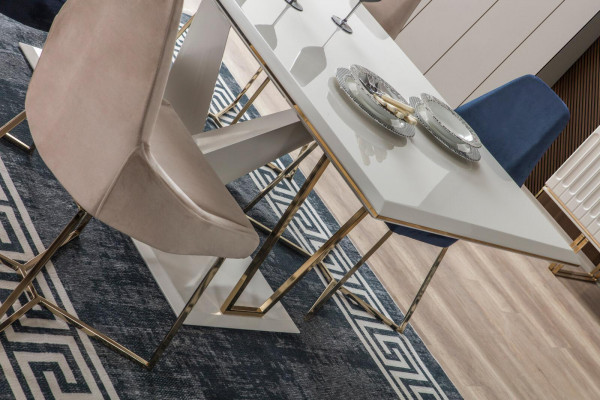 Suite Dining set Dining room Dining table Sideboard Dining Chair Dining set Dining corner 6 pieces