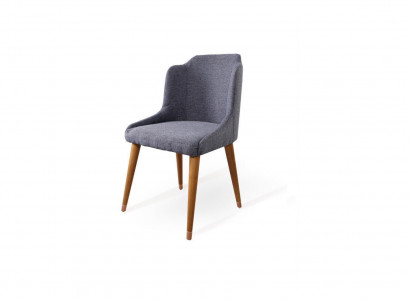 Chair 1 Seater Armchair Wood Luxury Class Furniture Design Armchair Wood Dining room