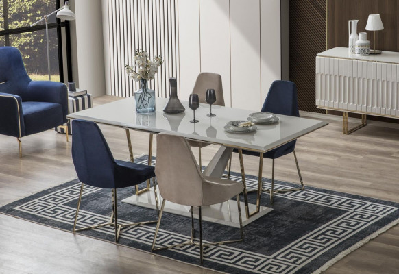 Dining set Dining room Dining table Suite Dining Chair Dining set Dining corner Modern 5-piece