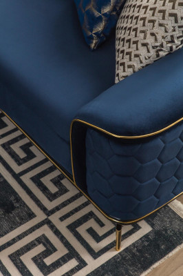Three Seater Sofa 3 Seater Luxury Sofas Living room Modern Fabric Design Textile Fabric