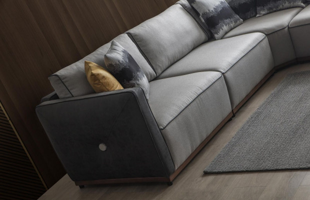 Corner sofa Sofas L-shape Large Sofa Corner Living room Polyester Modern Luxury Fabric new