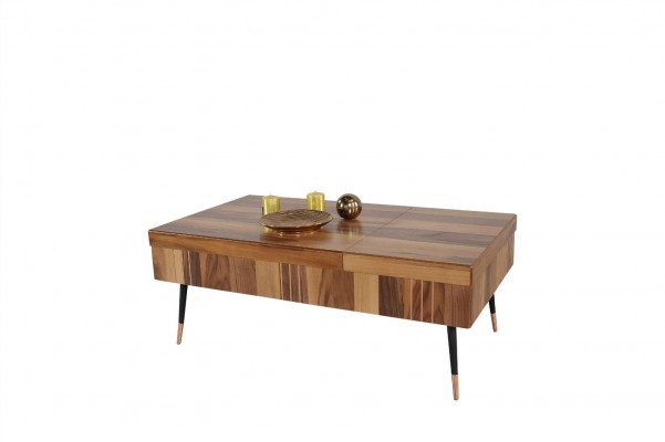 Luxury Coffee table Brown Coffee tables Living room Wood Table Side table