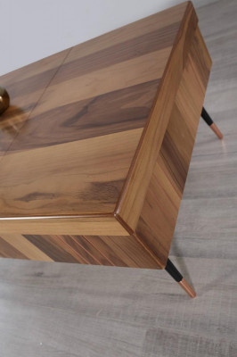 Luxury Coffee table Brown Coffee tables Living room Wood Table Side table