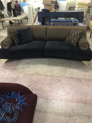 Sofa set Suite Sofas Sofa Armchair Three-seater 3+3+1 Seater Fabric Group new